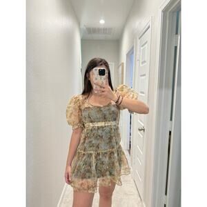 Danielle Bernstein mesh mini dress (size XS)